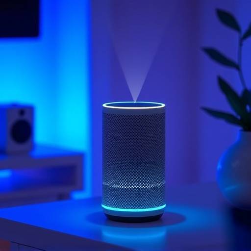 Altavoz inteligente con asistente virtual integrado y control por voz