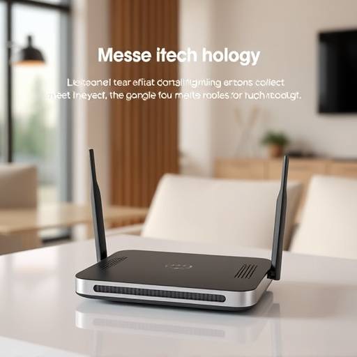 Router Wi-Fi de doble banda con tecnolog&iacute;a Mesh para una cobertura completa del hogar